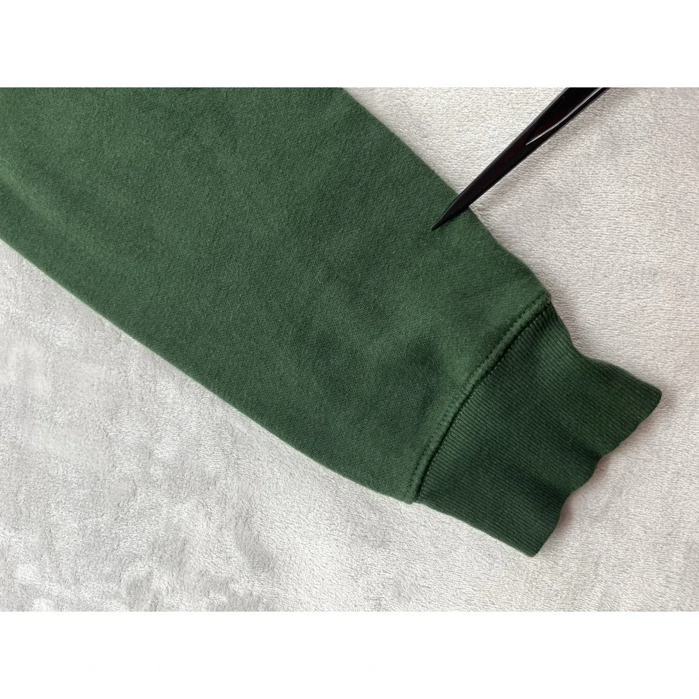 The North Face Hoodie Men Large Green Fleece Jumbo Half Dome Pullover Sweatshirt